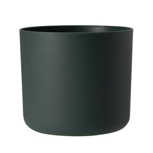 Vaso Cachepot Capri 14X13Cm Verde Militar West Garden
