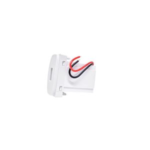 Módulo Tomada Usb 2A Biv 1Modbr Gracia Alumbra, Prático E Elegante, Ideal Para Carregar Dispositivos Móveis, Maxx Alumbra.