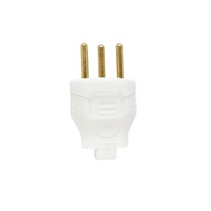 Plugue 2P T 20A 180 Br Alumbra, Durável E Seguro, Ideal Para Conectar Aparelhos Elétricos Com Eficiência E Praticidade, Maxx Alumbra.