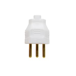 Plugue 2P T 20A 180 Br Alumbra, Durável E Seguro, Ideal Para Conectar Aparelhos Elétricos Com Eficiência E Praticidade, Maxx Alumbra.