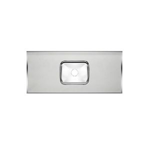 Pia Laminada Marmore Carrara 1.20m Forminox