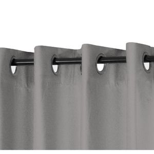 Cortina Blackout 270X230Cm 260Gsm Cinza Hasiera