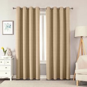 Cortina Blackout 270X230Cm Acetinada 260Gsm Bege Hasiera