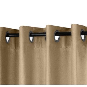 Cortina Blackout 270X230Cm Acetinada 260Gsm Bege Hasiera