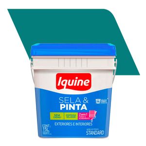 Tinta Acrílico Fosco Standard Sela & Pinta Azul Petróleo  15L - Iquine