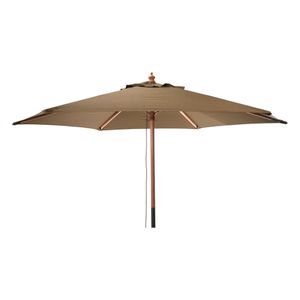 Ombrelone Em Madeira Marrom 250Cm Hasiera
