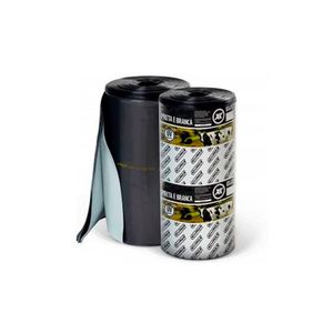 Lona Preta e Branca 4X50 C/30Kg 150 Micras Lonax