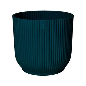 Vaso Siena Azul Petróleo 16X14,8Cm West Garden