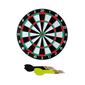 Jogo De Dardos Kit Alvo 38Cm 6 Dardos Hasiera