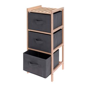 Estante C/Organizador Bambu 27.5X25.4Cm Hasiera