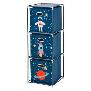 Estante Com Cestos Org Astro 35X102Cm  Hasiera