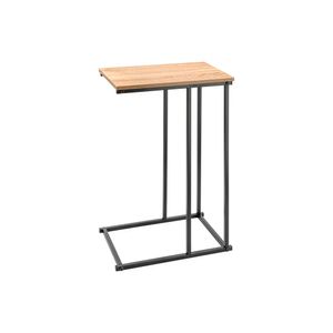 Mesa Lateral De Metal Com Tampo Em Mdf Hasiera