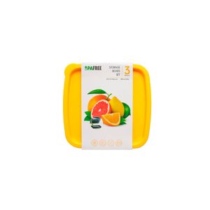 Conjunto De Potes 990Ml 3 Peças - Hasiera