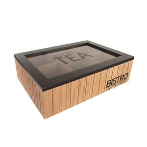 Caixa Para Chá Bistro Coffee Bar 24X16,5Cm - Hasiera