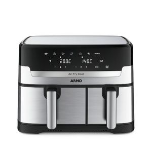 Fritadeira Elétrica Dual 8,3L Digital 1800W Inox/Preto 220V - AFD2 - Arno