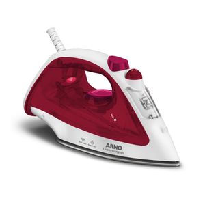 Ferro a Vapor Essentialgliss com Base Antiaderente Rosa e Branco 220V - FMQ - Arno