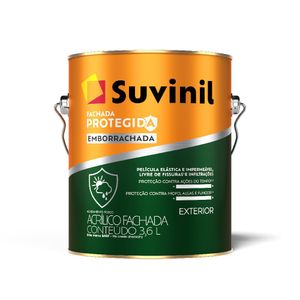 Tinta Acrilica Emborrachada Fosco Branca 3,6L Fachada Protegida - Suvinil