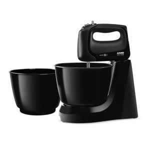 Batedeira Mini Chef com 2 Tigelas 4 Litros Preta 220V 400W - HM11 - Arno
