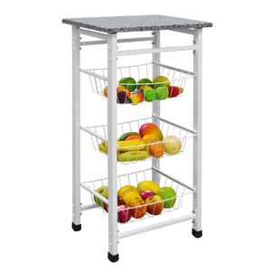 Fruteira Max Forte Com Tampo De Granito Br Acomix