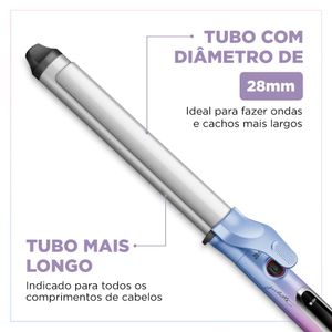 Modelador De Cachos By Juliette Azul/Rosa 70W Bivolt - MC-JU-03 - Mondial