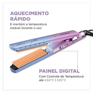 Prancha Alisadora By Juliette Azul/Rosa 60W Bivolt - P-JU-03 - Mondial