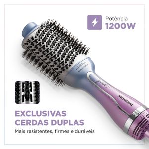 Escova Secadora By Juliette Azul/Rosa 1200W Bivolt - ES-JU-03 - Mondial