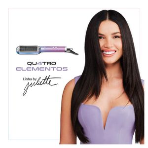 Escova Alisadora By Juliette Azul/Rosa 36W Bivolt - EA-JU-03 - Mondial