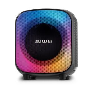 Caixa De Som PartyBox Bluetooth 100W Rms Funcao Tws Led 8 Horas de Baterial Preto Bivolt - Aws-PB-07 - Aiwa