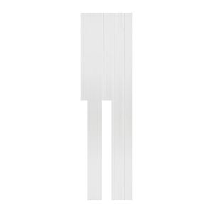 Alisar De Madeira Lyptus Branco 13Cm Kdk