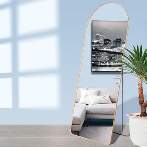 Espelho De Chão Com Moldura Alumínio 36X146Cm Cascavel