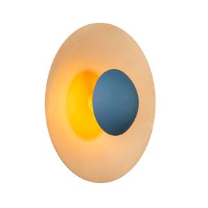 Arandela Eclisse P Champanhe Fosco E Macadâmia Metaldomado