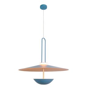 Pendente Eclisse Light P 220V Champanhe Fosco E Macadâmia Metaldomado