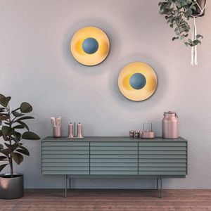 Arandela Eclisse P Preto Asfalto E Silver Fosco Metaldomado