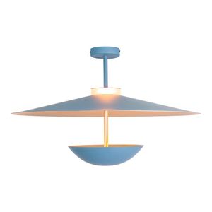 Plafon Eclisse Light P 220V Preto Asfalto E Silver Fosco Metaldomado