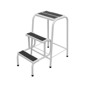 Banqueta Escada Leve Forte Acomix Branco