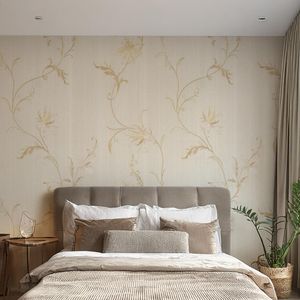 Papel Adesivo 52X10M 80386 Floral Bege Tokfix