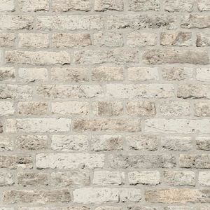 Papel Adesivo Texturizado Tijolo Bege 45Cmx3M 84285 Tokfix