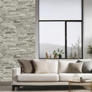 Papel Adesivo Liso Tijolo Bege 52Cmx10M 84186 Tokfix
