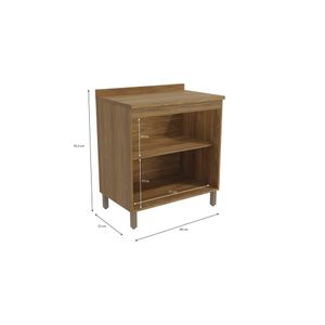 Balcão Com Tampo 2 Portas E Pés 88X80X52Cm M623 Kappesberg