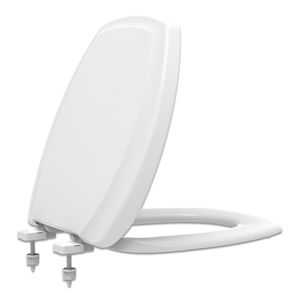 Assento Sanitário Thema Evolution Polipropileno Soft Close Branco Ati Azul
