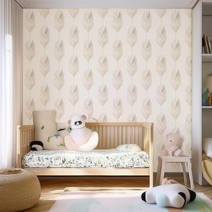 Papel Adesivo Liso Pluma Bege 52Cmx10M 84179 Tokfix