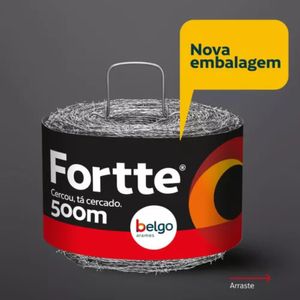 Arame Farpado 500 Metros Fortte Belgo