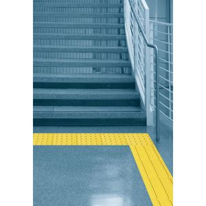 Piso de Demarcação Tátil Alerta Amarelo Kapazi