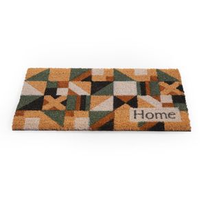 Tapete de Entrada Fibra de Coco 60cmx33cm Mosaico Kapazi