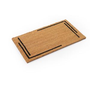 Tapete de Entrada em Fibra de Coco 60cmx33cm Linea Kapazi