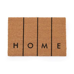 Tapete de Entrada Fibra de Coco 50cmx75cm Home Barras Kapazi