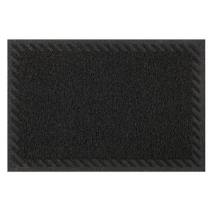 Tapete de Entrada Vinil Elite 40cmx60cm Preto Kapazi