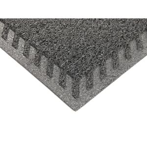 Tapete de Entrada Vinil Elite 40cmx60cm Cinza Kapazi