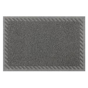 Tapete de Entrada Vinil Elite 40cmx60cm Cinza Kapazi