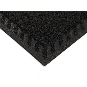 Tapete de Entrada Vinil Elite 40cmx60cm Preto Kapazi